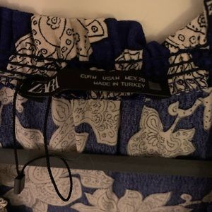 Zara oversized floral dress